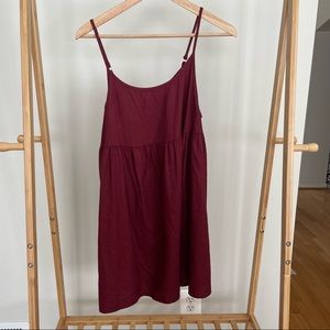 maroon wild fable dress
